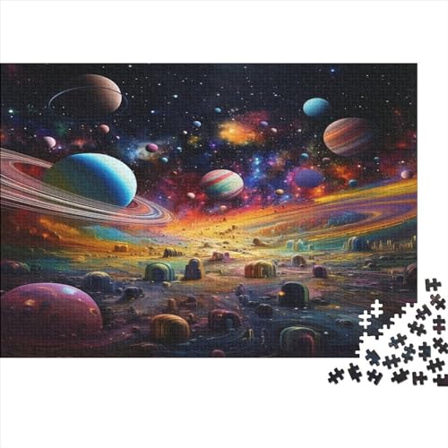 Stern 1000 Stück Puzzles Für Erwachsene Teenager Stress Abbauen Familien-Puzzlespiel Mit Poster in 1000-teiliges Puzzle Kinder Lernspiel Spielzeug Geschenk Puzzel 1000pcs (75x50cm) von BECFAZLCU