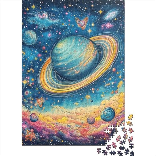 Sternenhimmel-Universum Puzzle Weltraum Holzpuzzle Holzwerkstoff Klassische Family DecoRatteion Kinder Ab 14 Jahren 1000-teilige 1000pcs (75x50cm) von BECFAZLCU