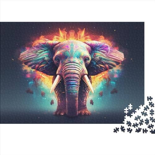 Elefant Puzzle 1000 Teile Puzzles Für Erwachsene Klassische Puzzles 1000 Teile Erwachsene Puzzlespiel Erwachsene 1000 Teile Erwachsenen Puzzlespiel Puzzel 1000pcs (75x50cm) von BEDDINGPW