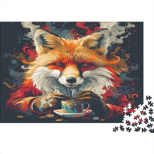 Fuchs Puzzle 1000 Teile Puzzles Für Erwachsene Lernspiel Herausforderungsspielzeug 1000-teilige Puzzlespiel Für Erwachsene Kinder Puzzel 1000pcs (75x50cm) von BEDDINGPW