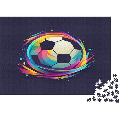 Fußball Puzzle 1000 Teile Für Erwachsene Und Kinder Ab 14 Jahren Für Stressabbauer Puzzel 1000pcs (75x50cm) von BEDDINGPW