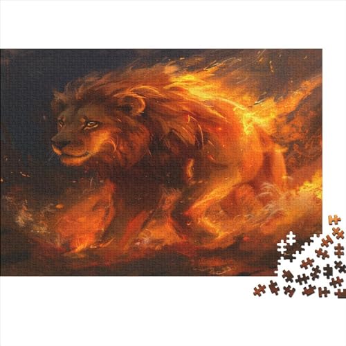 Löwe Puzzle 1000 Teile Puzzle Für Erwachsene Und Kinder Ab 14 Jahren Puzzel 1000pcs (75x50cm) von BEDDINGPW