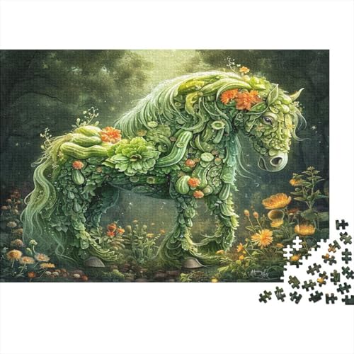 Pferd 1000 Stück Puzzle Für Erwachsene 1000 Stück Puzzle Für Erwachsene-Crazy Süßigkeiten-1000 Stück Puzzle Große Puzzles Kinder Lernspiel Spielzeug Geschenk Puzzel 1000pcs (75x50cm) von BEDDINGPW