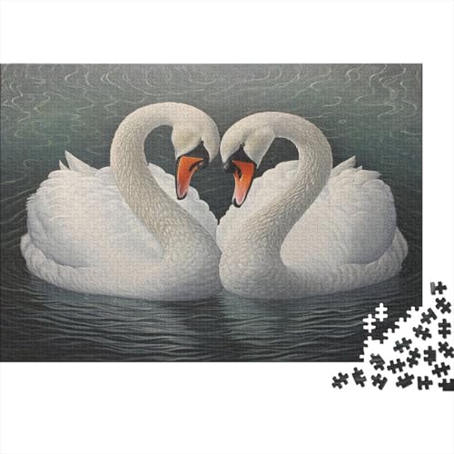 Schwan Puzzle 1000 Teile - Puzzle Für Erwachsene, Puzzle, Puzzlespiel Erwachsenen Puzzlespiel Puzzel 1000pcs (75x50cm) von BEDDINGPW