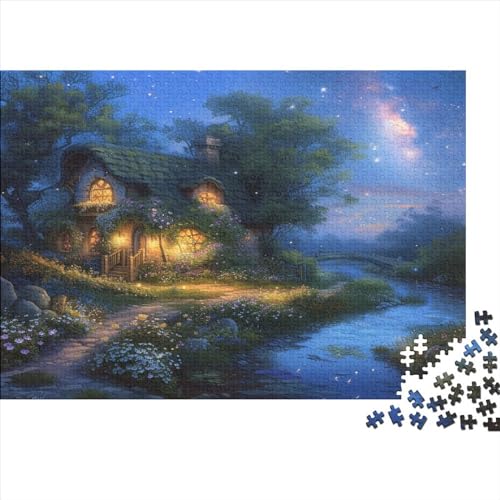 Berghütte Puzzle 1000 Teile Puzzles Für Erwachsene Klassische Puzzles 1000 Teile Erwachsene Puzzlespiel Erwachsene 1000 Teile Erwachsenen Puzzlespiel Puzzel 1000pcs (75x50cm) von BEDPOCHY