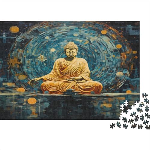 Buddha Statue Puzzle 1000 Teile Puzzle Für Erwachsene Und Kinder Ab 14 Jahren Puzzel 1000pcs (75x50cm) von BEDPOCHY