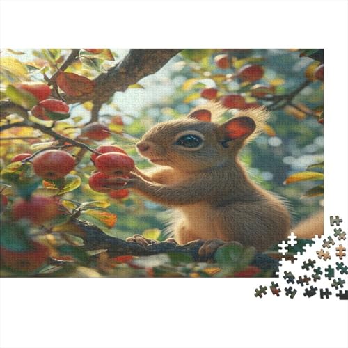 Eichhörnchen 1000 Teile Puzzle, Puzzles Für Erwachsene, 1000 Teile Puzzlespiel Für Jugendliche & Erwachsene Puzzlespiel Puzzel 1000pcs (75x50cm) von BEDPOCHY