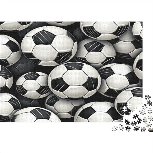 Fußball 1000 Teile,Impossible Puzzle,GesKükenlichkeitsspiel Für Die Ganze Familie, Erwachsenen Puzzlespiel Puzzel 1000pcs (75x50cm) von BEDPOCHY