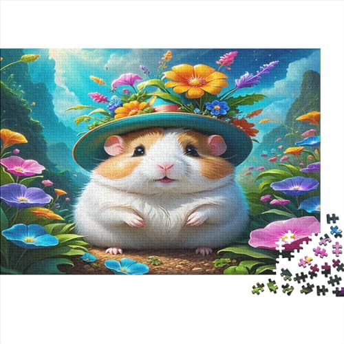 Hamster Puzzlespiel 1000 Teile Puzzle Für Erwachsene Und Kinder Ab 14 Jahren, Puzzle-Motiv Erwachsenen Puzzlespiel Puzzel 1000pcs (75x50cm) von BEDPOCHY