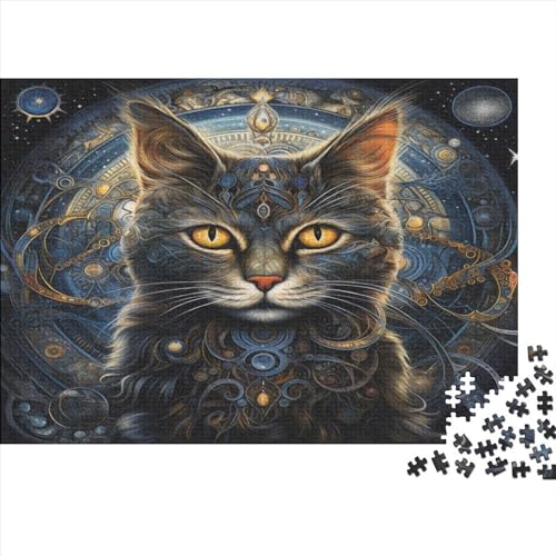 Kat Puzzle 1000 Teile,Puzzle Für Erwachsene, Impossible Puzzle, GesKükenlichkeitsspiel Für Die Ganze Familie,Puzzle Farbenfrohes,Puzzle-Geschenk,RaumdekoRatteion Puzzel 1000pcs (75x50cm) von BEDPOCHY