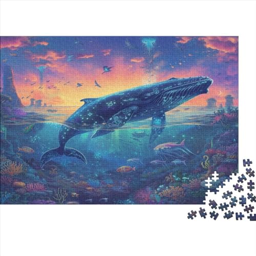 Wal Puzzle 1000 Teile Puzzles Für Erwachsene Lernspiel Herausforderungsspielzeug 1000-teilige Puzzlespiel Für Erwachsene Kinder Puzzel 1000pcs (75x50cm) von BEDPOCHY