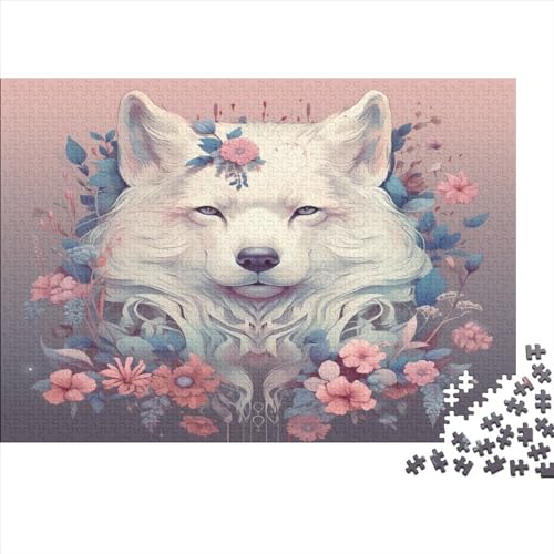 Wolf 1000 Teile Puzzle Für Erwachsene, Hochwertige Recycelbare MateriAußerirdische Und Druck Puzzlespiel, Familienspiel, Geschenk Für Liebhaber Oder Freunde Puzzel 1000pcs (75x50cm) von BEDPOCHY