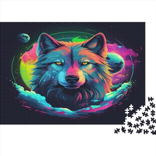 Wolf Puzzle 1000 Teile,Puzzle Für Erwachsene, Impossible Puzzle,Puzzle 1000 Puzzle Home DekoRatteion Puzzle,Erwachsenenpuzzle Puzzel 1000pcs (75x50cm) von BEDPOCHY