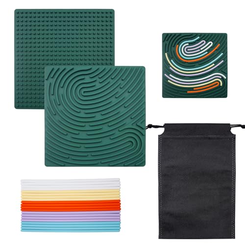 BEELUKY Sensorik Activity Board Quadrat Spielzeug Activity Board Sensorisches Aktivitätstafel Sensorik Spielzeug mit Reisetasche 20 Silikonstreifen für Kinder ab 3 Jahr Erwachsene Stressabbau BEELUKY Sensorik Activity Board Quadrat Spielzeug Activity Board Sensorisches Aktivitätstafel Sensorik Spielzeug mit Reisetasche 20 Silikonstreifen für Kinder ab 3 Jahr Erwachsene Stressabbau von BEELUKY