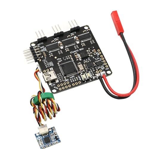 BEEOFICEPENG 1 Stück Storm32 BGC 32-Bit 3-Achsen STM32 Bürstenloser Gimbal-Controller-Platine Schwarz PC+Metall mit Dual-Gyroskop für RC-Drohne von BEEOFICEPENG