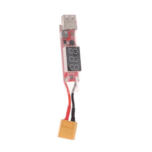 BEEOFICEPENG 2S-6S Lipo-Lithium- zu USB-Ladegerät-Konverter mit Spannungsanzeige-Adapterplatine zum Schutz der Telefonfunktionen, XT60 Langlebig, Einfache Installation, Einfach zu Bedienen von BEEOFICEPENG