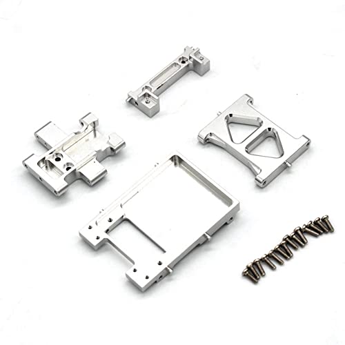 BEEOFICEPENG FüR 1/18 FIRE Horse Metal Beam Servo Bracket Gearbox Mount RC Car Upgrades Parts,4 von BEEOFICEPENG