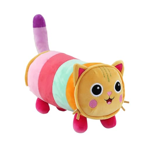 BEEOFICEPENG Kissen-Katze, Cartoon-Katze, Stoffpuppe, Plüschtiere von BEEOFICEPENG