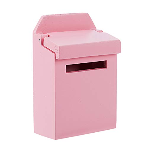 BEIEM 1/12 Briefkasten Puppenhaus Miniatur Fee Garten Dekor Rosa von BEIEM