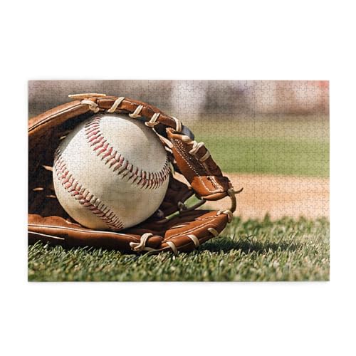 Bedrucktes Baseball-Bild, personalisiertes Holzpuzzle, 1000 Teile, interessante Puzzles für Erwachsene und Familien, Kinder, Landschaftstierpuzzle Bedrucktes Baseball-Bild, personalisiertes Holzpuzzle, 1000 Teile, interessante Puzzles für Erwachsene und Familien, Kinder, Landschaftstierpuzzle von BEIVGOXL