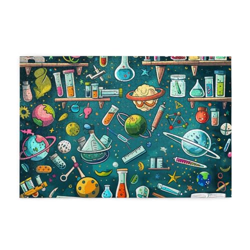 Cartoon-Wissenschaftsthema gedrucktes Bild, personalisiertes Holzpuzzle, 1000 Teile, interessante Puzzles für Erwachsene und Familien, Kinder, Landschaftstierpuzzle von BEIVGOXL