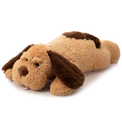 BEJOY Puppy Plüschtiere, großes Kuscheltier weich Stofftier, Plüsch Hund Kissen, für Kinder Freundin Geschenk, 80cm von BEJOY