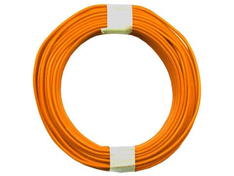 BELI-BECO L118/10 Kabel - Kupferlitze 1 x 0,14 mm² (1x18x0,10mm) - 10 m Ring (Orange) von BELI-BECO