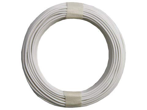 BELI-BECO L118/10 Kabel - Kupferlitze 1 x 0,14 mm² (1x18x0,10mm) - 10 m Ring (Weiß) von BELI-BECO