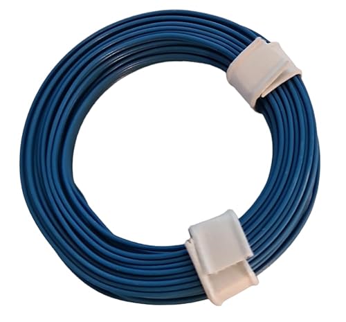 BELI-BECO L210/5 Kabel - Kupferlitze 2 x 0,08 mm² - 5 m Ring (blau) von BELI-BECO