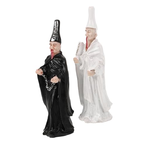 2st Zubehör Für Sandtische -Gothic-dekor Miniaturfigur Miniaturen Puppenhaus-Ornament Miniaturszenen Tod Mystery-Man-Figur Todesspielzeug-spielset Kleine Totenfiguren Harz BELLIFFY von BELLIFFY