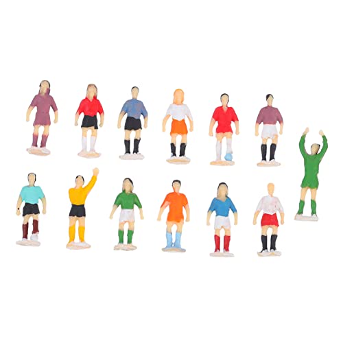 BELLIFFY 1 Sandtischfußballmann Kinderfußball Miniaturfiguren Von Sportspielern Sportspielzeug Für Kinder Minifigurenmodell Sportliche Actionfiguren Mini-Leute Mini-fußball Plastik Colorful von BELLIFFY