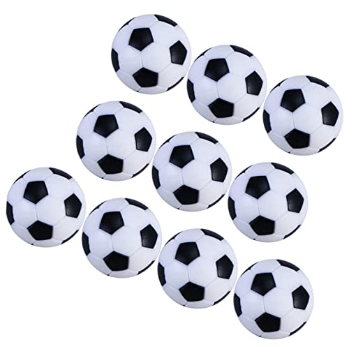 BELLIFFY 10st Fußball Ball Tischfussball Schaumstoff-fußball Fußball Aus Schaumstoff Tischfußballbälle Tischfußball Kicker Ersatz Mini-schwarz-weiß-fußball Tischfußball Tischfußball von BELLIFFY