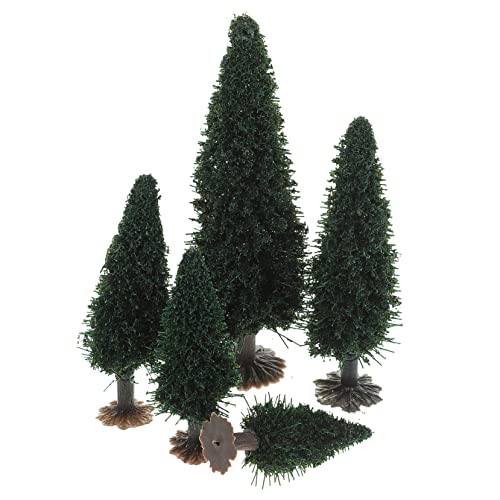 BELLIFFY 15st Kleines Baumlandschaftsmodell Zen-gartenbaum Mini-sandtisch-pflanzenmodell Miniaturbaum Miniaturbäume Zum Basteln Simulationsbaummodell Grünes Dekor Modell Kiefern Eisen von BELLIFFY