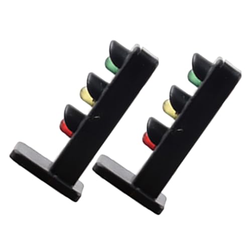 BELLIFFY 2 Stück Miniatur Eisenbahn Signale Langlebige Modelleisenbahn Leuchten für Sandtisch Landschaft Realistisches Bahnsignal Zubehör für Modellbahn Spur Dekorative LED Lampen für BELLIFFY 2 Stück Miniatur Eisenbahn Signale Langlebige Modelleisenbahn Leuchten für Sandtisch Landschaft Realistisches Bahnsignal Zubehör für Modellbahn Spur Dekorative LED Lampen für von BELLIFFY