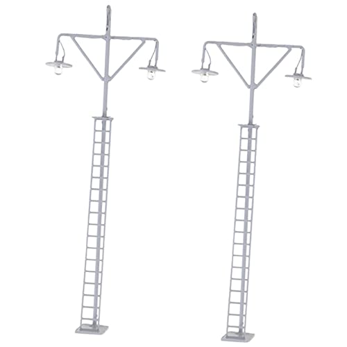 BELLIFFY 2st Modell Gartenleuchte Auto Landschaftslichtornamente Sandtischlampe Modelleisenbahn Maßstabsgetreue Züge Leichtes Zugmodell Modellbäume Edelstahl Plus Abs von BELLIFFY