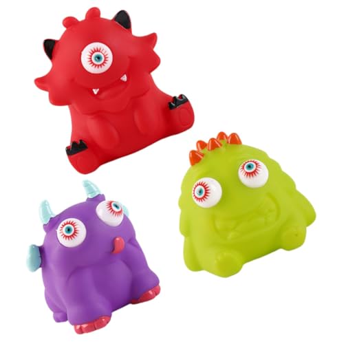 BELLIFFY 3st Gefälligkeiten Für Geburtstagsfeiern Klein Für Preise Spielzeug, Das Auge Springt Monster Kawaii Sensorisches Spielzeug Tierisches Dekompressionsspielzeug Karikatur PVC von BELLIFFY