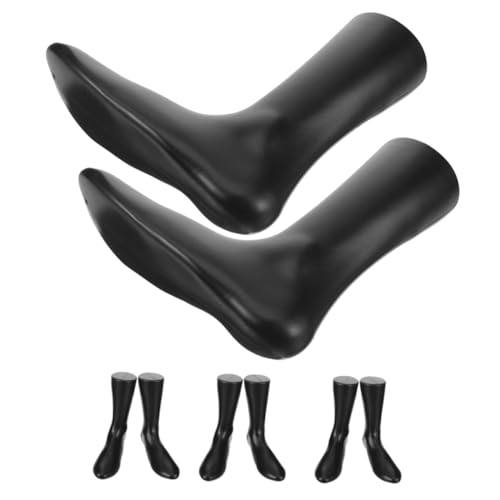 BELLIFFY 4 Stück Fußform-Schuhspanner Fuß-Display-Modell Schmuckfußdisplay Form für Fußkettchen Knöchelschaufensterpuppe Fußmodell Socken Fuß Schaufensterpuppe Mannequin-Fuß Plastik von BELLIFFY