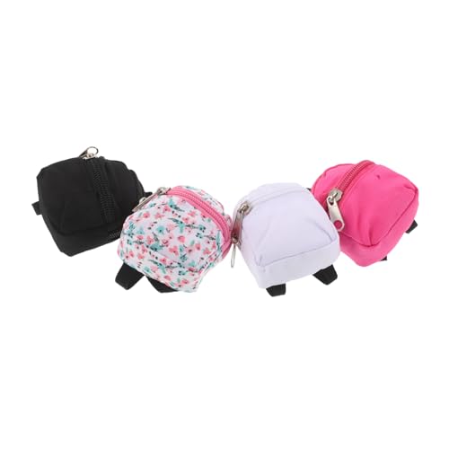 BELLIFFY 4 Stück Teiliges Mini Rucksack für Puppen Maßstab DIY Polyester Schulrucksack Vielseitig für Puppenhaus Rollenspiel Kreative Dekoration Passend für Indoor und Outdoor Spiel BELLIFFY 4 Stück Teiliges Mini Rucksack für Puppen Maßstab DIY Polyester Schulrucksack Vielseitig für Puppenhaus Rollenspiel Kreative Dekoration Passend für Indoor und Outdoor Spiel von BELLIFFY