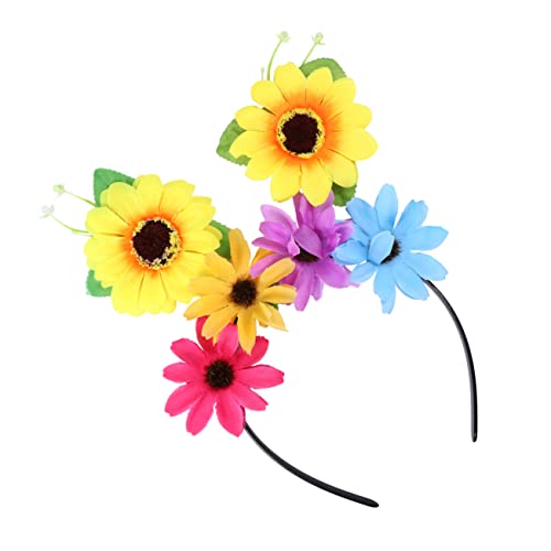 BELLIFFY Frühlings Kinder Kopfschmuck Mit Sonnenblumen Haarreif Bezauberndes Haar Accessoire Für Kinder Party Dekoration Ideal Für Geburtstagsfeiern Und Festliche Anlässe 3# von BELLIFFY