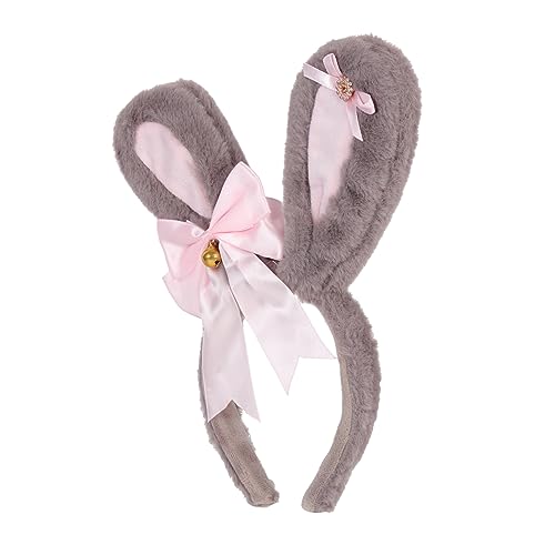 BELLIFFY Hasenohr Stirnband Haarspangen mit Hasenohren Halloween-Tierohren kinder haarschmuck fasching haarschmuck Bowknot Hasenohren Stirnband wunderschöne Stirnbänder mit Schleife von BELLIFFY