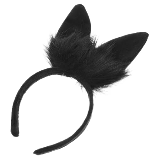 BELLIFFY Hasenohr Stirnband ausgestopfter Hase Rollenspielkostüm halloween haarreif halloween headband haarschmuck Tier Hasenohren Party Kopfschmuck Hasenohren Stirnband Stütze Plüsch Weiß von BELLIFFY