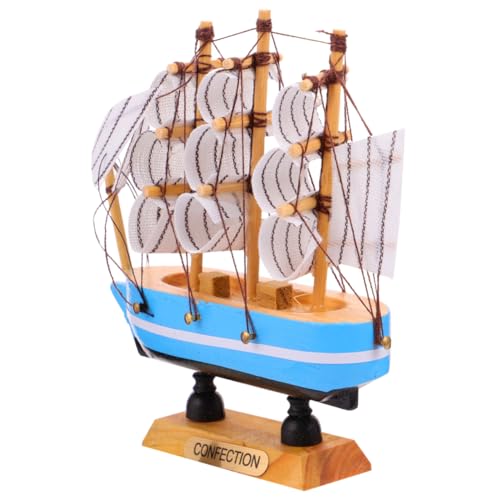 BELLIFFY Holz Segelboot Dekor Home Ornament Kuchen Basteln Kuchen Dekor Kuchen Ornamente von BELLIFFY