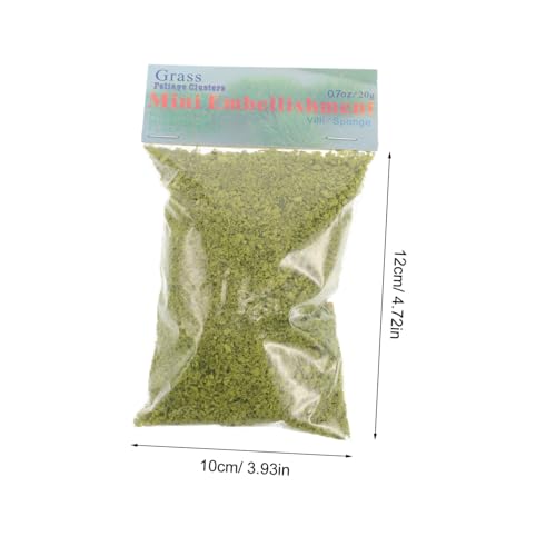 BELLIFFY Modellbau Gras Streumaterial für Miniatur Landschaften Modellbahn Tabletop Detailreiche Pflanzen Dekoration für Realistisches Diorama Layout BELLIFFY Modellbau Gras Streumaterial für Miniatur Landschaften Modellbahn Tabletop Detailreiche Pflanzen Dekoration für Realistisches Diorama Layout von BELLIFFY