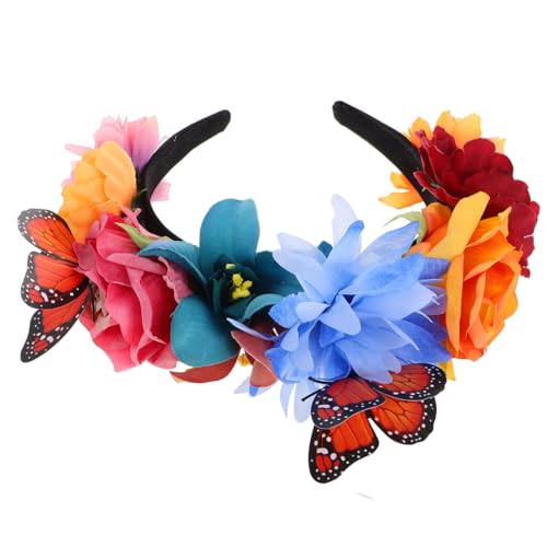 BELLIFFY Realistisches Blumen schmetterling Haarband Naturgetreu Gestaltetes Stirnband Bequemes Damen accessoire für Karneval Party Ball und Festliche Anlässe BELLIFFY Realistisches Blumen schmetterling Haarband Naturgetreu Gestaltetes Stirnband Bequemes Damen accessoire für Karneval Party Ball und Festliche Anlässe von BELLIFFY