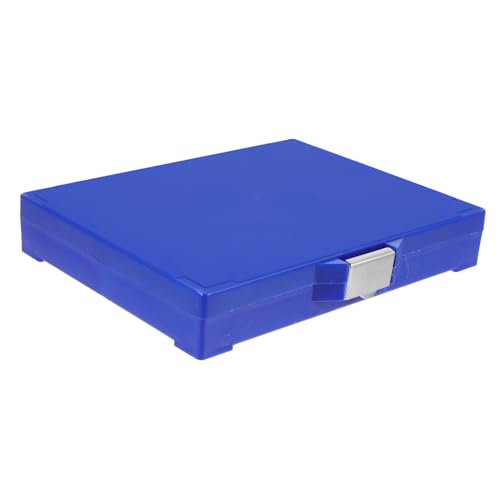 BELLIFFY Slice-Box praktisches platzsparende für Mikroskop-Slides space saver Folien Labor-Objektträgerhalter Aufbewahrungshalter für Mikroskopobjektträger Abs Blue von BELLIFFY