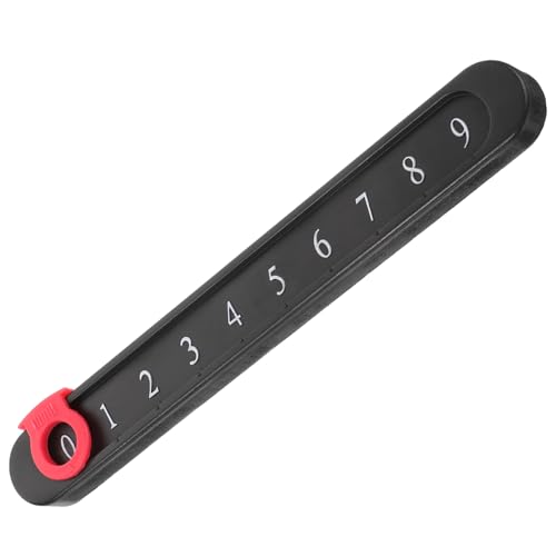 BELLIFFY Tennis Score Score Keeper Schwarze Kunststoff Score Marker Bars Fußball Scoreboard von BELLIFFY