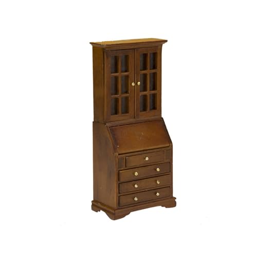 BELOWSYALER 1/12 Miniatur-Bücherregal, Holzschrank, Puppenhäuser, Möbel mit funktionaler Aufbewahrungsschublade für kleine Bücher, Szenendekoration BELOWSYALER 1/12 Miniatur-Bücherregal, Holzschrank, Puppenhäuser, Möbel mit funktionaler Aufbewahrungsschublade für kleine Bücher, Szenendekoration von BELOWSYALER