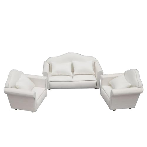 BELOWSYALER 1/12 Miniatur Stoff Sofa Set für Puppenhäuser Wohnzimmer Szene Display Dekoration Handwerk Modell Projekt Zubehör BELOWSYALER 1/12 Miniatur Stoff Sofa Set für Puppenhäuser Wohnzimmer Szene Display Dekoration Handwerk Modell Projekt Zubehör von BELOWSYALER