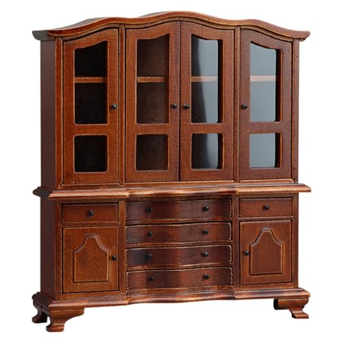 BELOWSYALER 1/12 Puppenhäuser Miniaturvitrine mit funktionaler Schubladentür Seitenschrank Puppenhäuser Möbel für realistisches Spielen BELOWSYALER 1/12 Puppenhäuser Miniaturvitrine mit funktionaler Schubladentür Seitenschrank Puppenhäuser Möbel für realistisches Spielen von BELOWSYALER