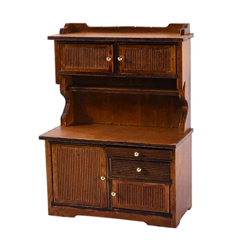 BELOWSYALER Antike Möbel Miniatur Sideboard Holz Schrank 1/12 Puppenhäuser Zubehör Landschaft Dekoration Szene Display Requisiten BELOWSYALER Antike Möbel Miniatur Sideboard Holz Schrank 1/12 Puppenhäuser Zubehör Landschaft Dekoration Szene Display Requisiten von BELOWSYALER